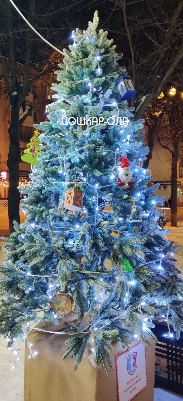 Новогодние ёлочки на бульваре Чавайна оказались с секретом