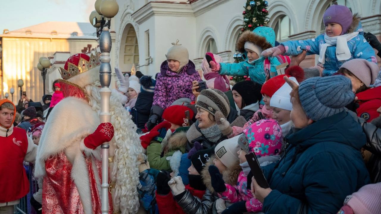 На следующей неделе в Йошкар-Оле остановится поезд Деда Мороза