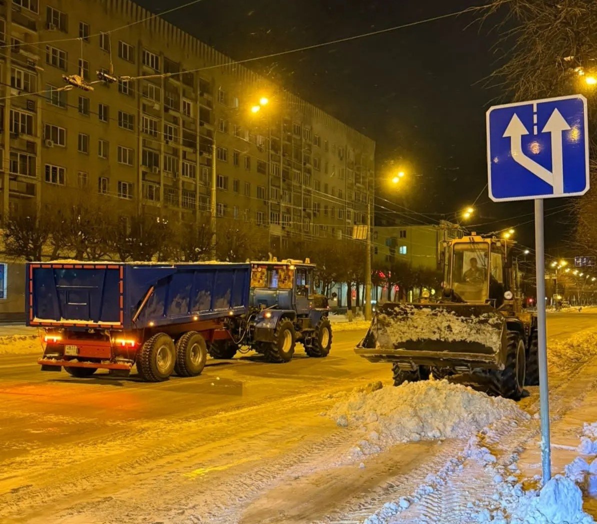 С начала снежного сезона из Йошкар-Олы вывезли более двух тысяч кубометров снега