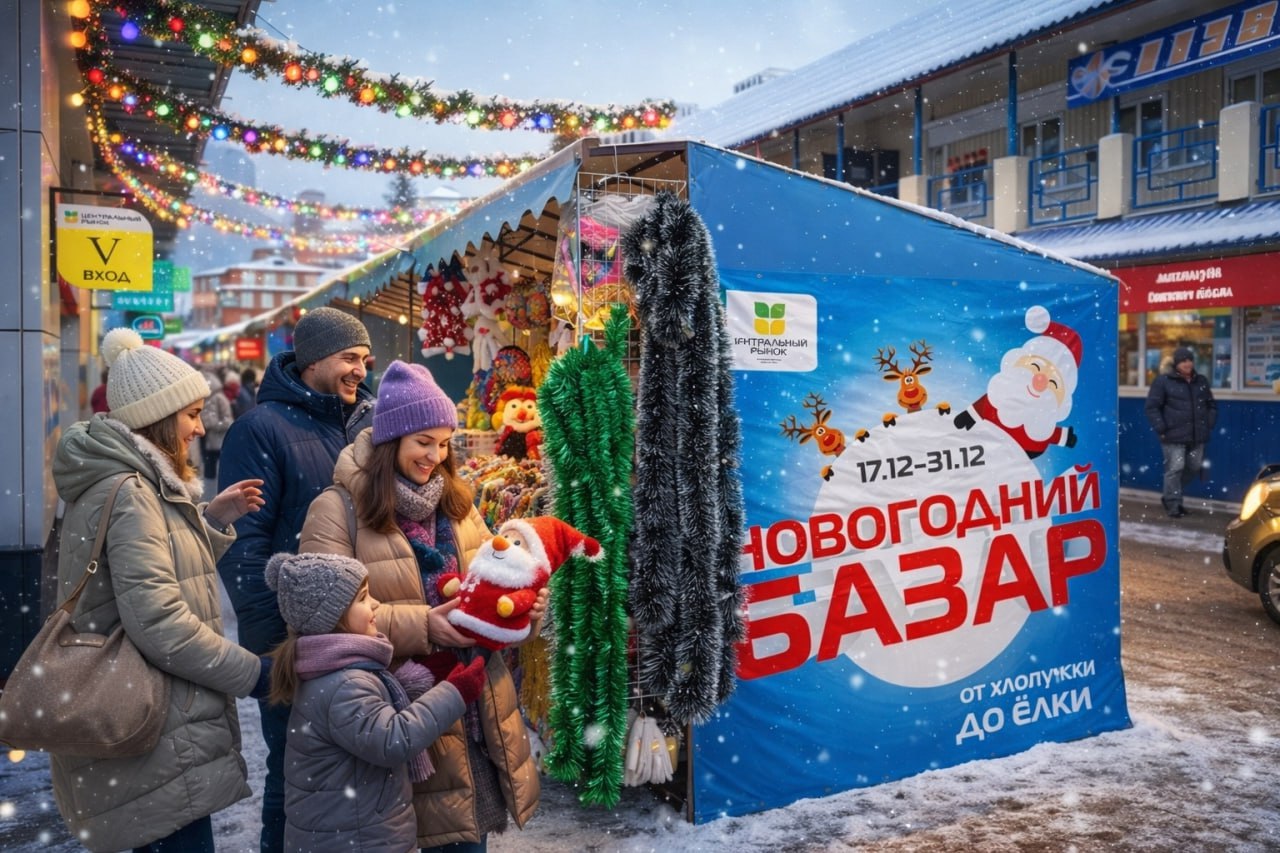 В Йошкар-Оле заработал «Новогодний базар»