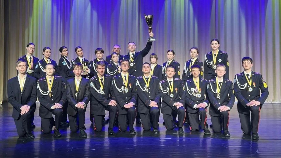 Кадеты Медведевской школы № 3 приехали с победой с Всероссийских зимних сборов