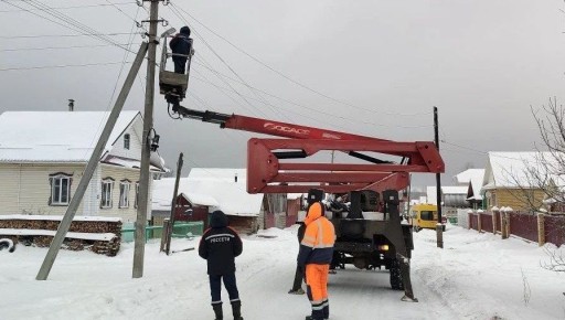 В Советском районе ремонтируют уличное освещение