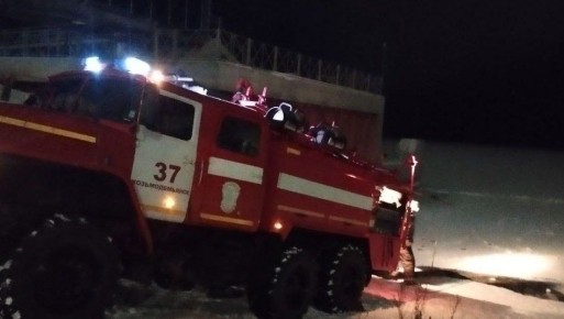 Ночью в Оршанском районе загорелся жилой дом