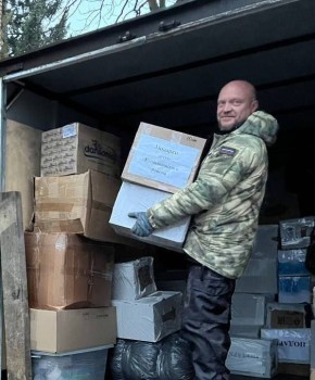 В рамках «Новогодней» 61-миссии команда БФ «За Марий Эл» доставила более трех тысяч подарков в Куйбышевский район Запорожской области