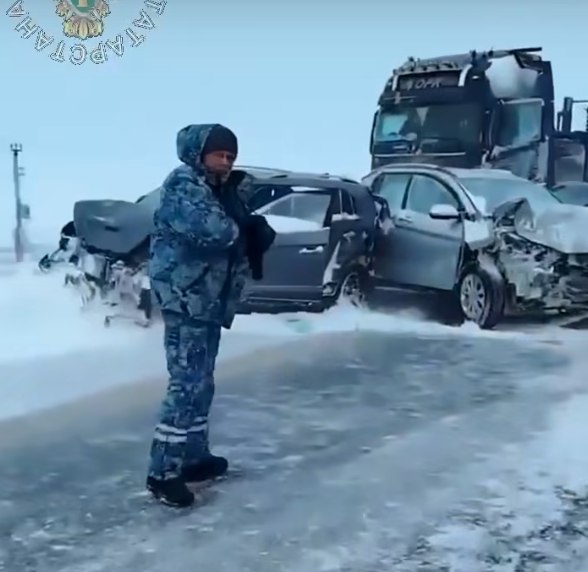 В Татарстане произошло массовое ДТП с 10 автомобилями: есть погибшие