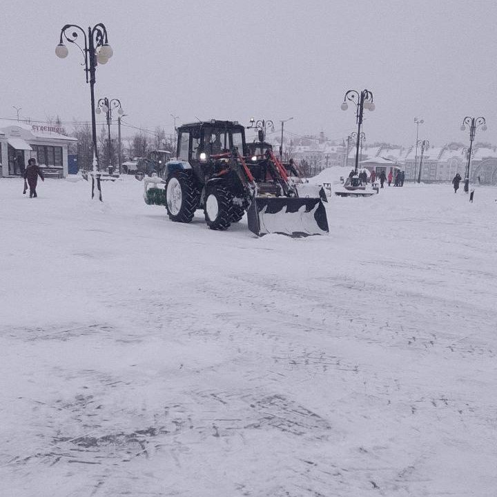 Йошкар-Ола борется со снежной стихией