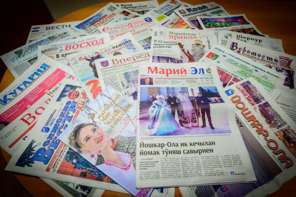 Глава Марий Эл поздравил журналистов республики с Днем российской печати