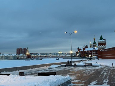 Сегодня в Марий Эл облачная с прояснениями погода, ночью небольшой снег, днем преимущественно без осадков