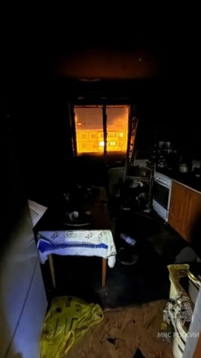 Серьезный пожар произошел 23 января в Йошкар-Оле