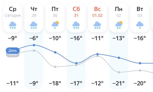 По данным сервиса «Яндекс.Погода», обильный снегопад в Марий Эл продолжится с суточным перерывом до 1 февраля включительно