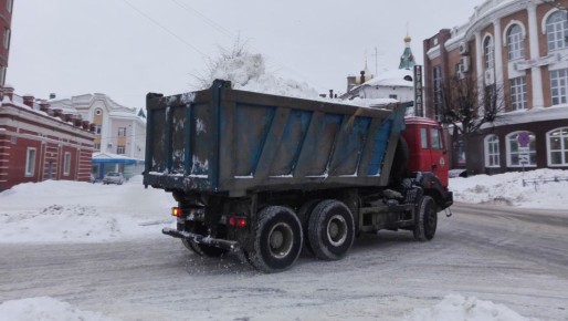 Ночью в заречной части Йошкар-Олы запланированы работы по вывозу снега
