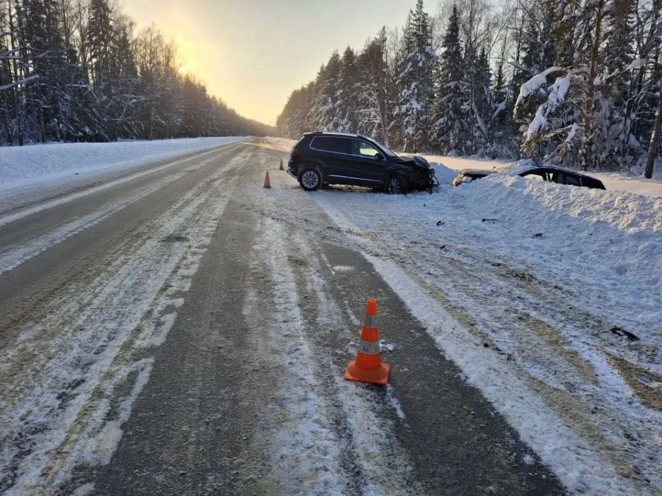 Устанавливаются обстоятельства ДТП в Сернурском районе