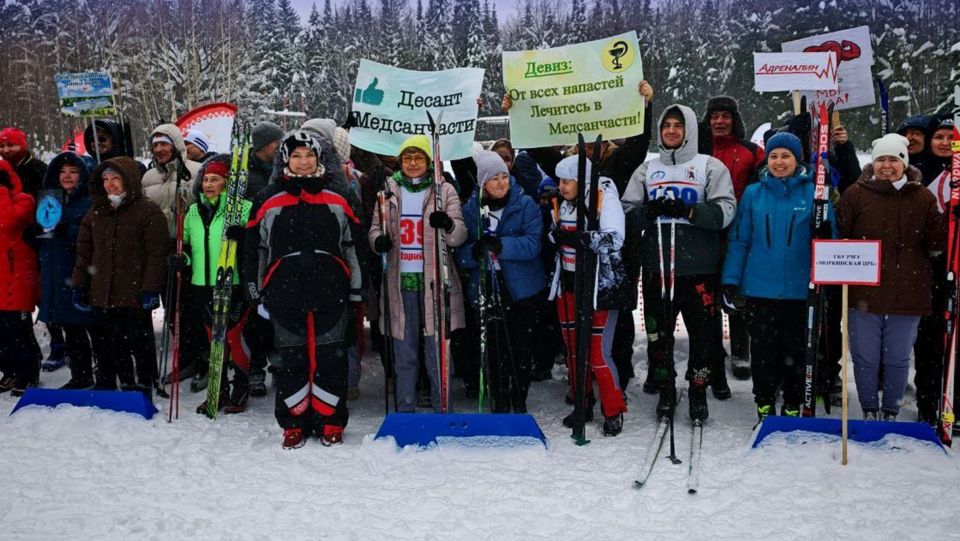 Медики Марий Эл вышли на «Лыжню здоровья – 2026»
