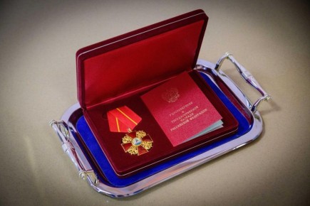 Впервые в Марий Эл коллектив предприятия награжден Орденом Александра Невского