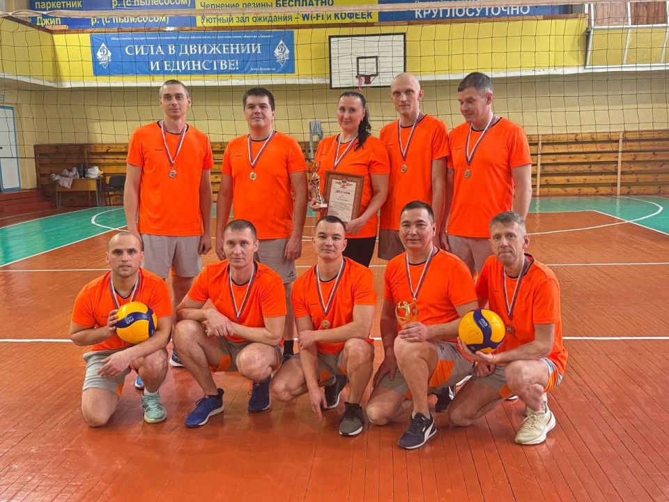 Волейбольная команда отдельного спецбатальона ДПС Госавтоинспекции МВД по Республике Марий Эл заняла третье призовое место в ежегодном волейбольном турнире