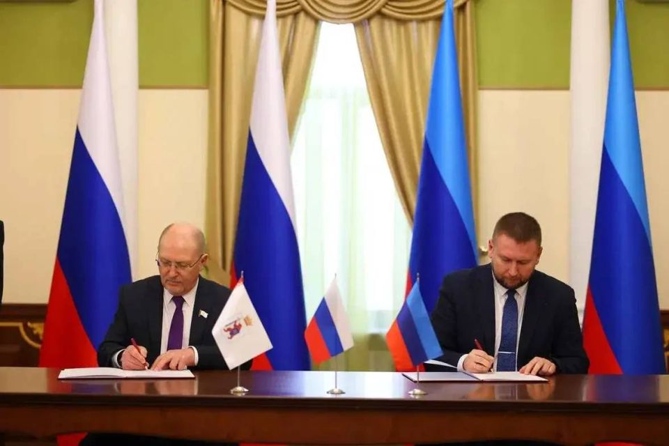 Государственное Собрание Марий Эл и Народный Совет ЛНР подписали соглашение о межпарламентском сотрудничестве