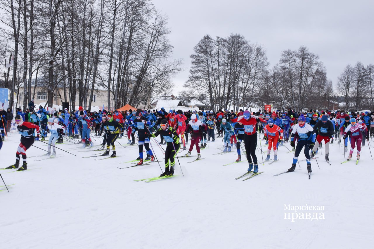 В Марий Эл прошла 44-я всероссийская гонка «Лыжня России»