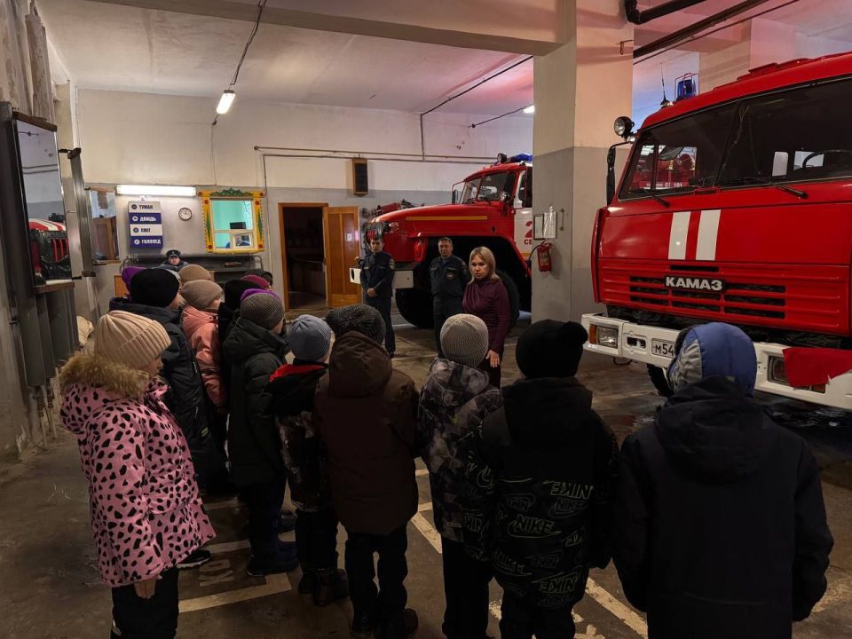 ЭКСКУРСИЯ В ПОЖАРНО-СПАСАТЕЛЬНУЮ ЧАСТЬ №29