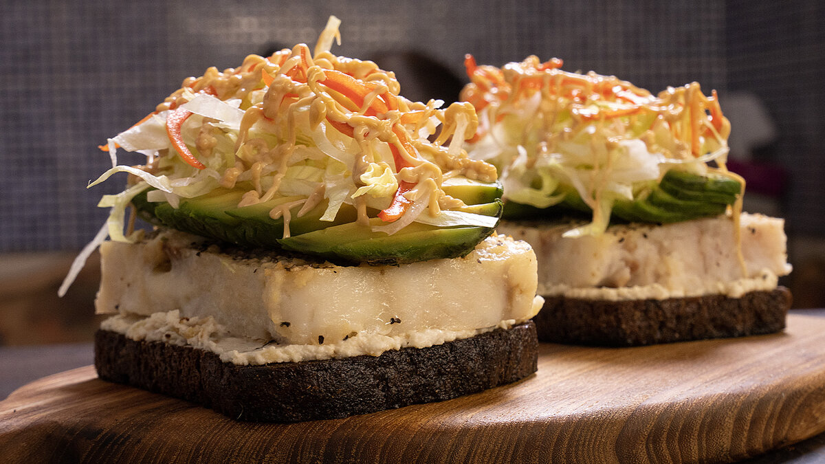 Неповторимый Бутерброд с Минтаем и Авокадо