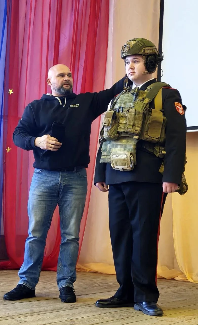 В Мари-Турекском районе прошел «Урок мужества» с участником программы «Герои Марий Эл. Талешке-влак»