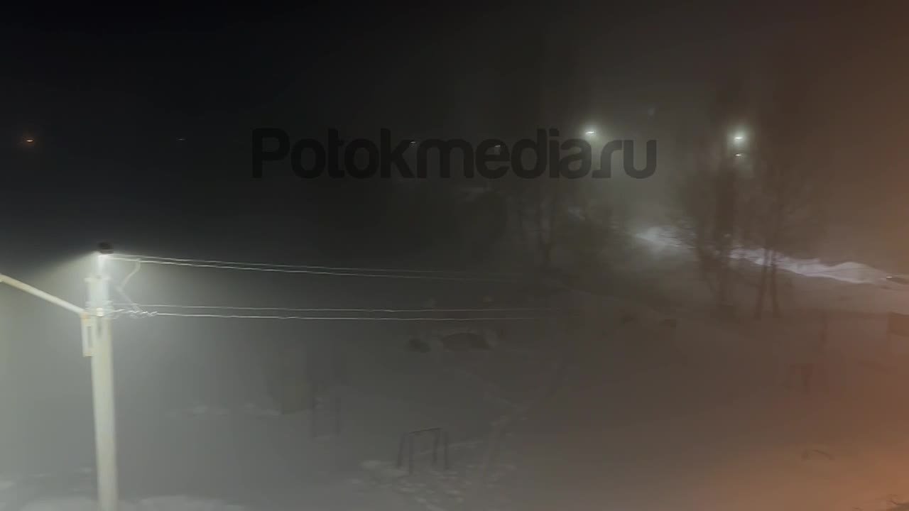 В заречной части Йошкар-Олы плотный туман