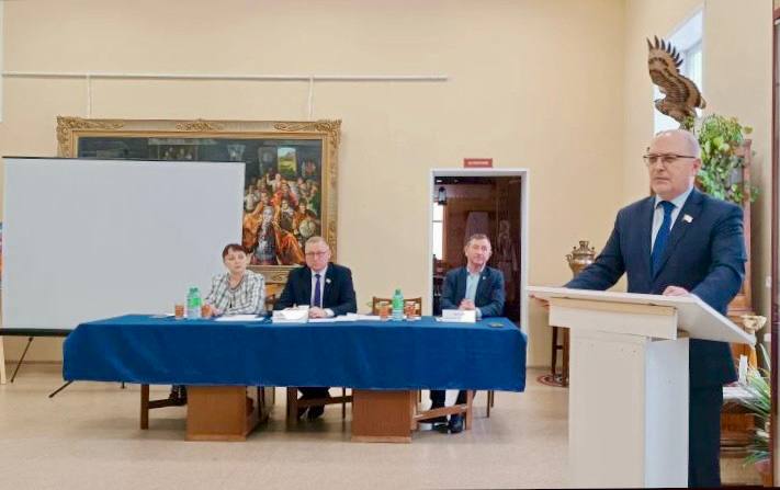 Председатель Госсобрания с рабочей поездкой посетил Моркинский район Председатель Госсобрания с рабочей поездкой посетил Моркинский район