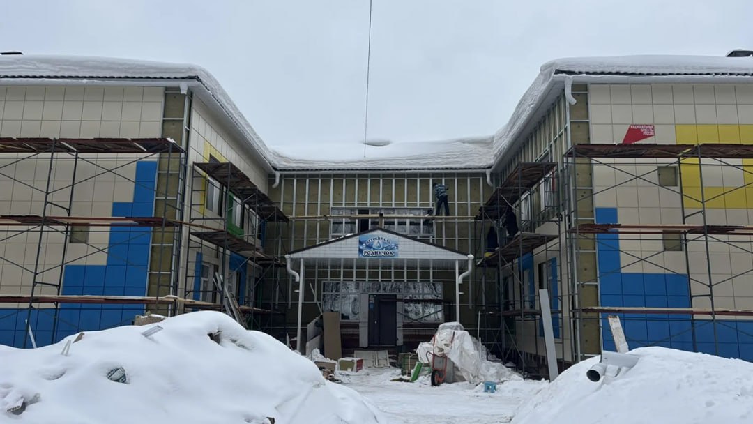 В детском саду «Родничок» в Оршанке капитальный ремонт выполнен на 29%