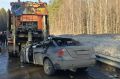 На Казанском тракте легковой автомобиль врезался в грузовик Scania