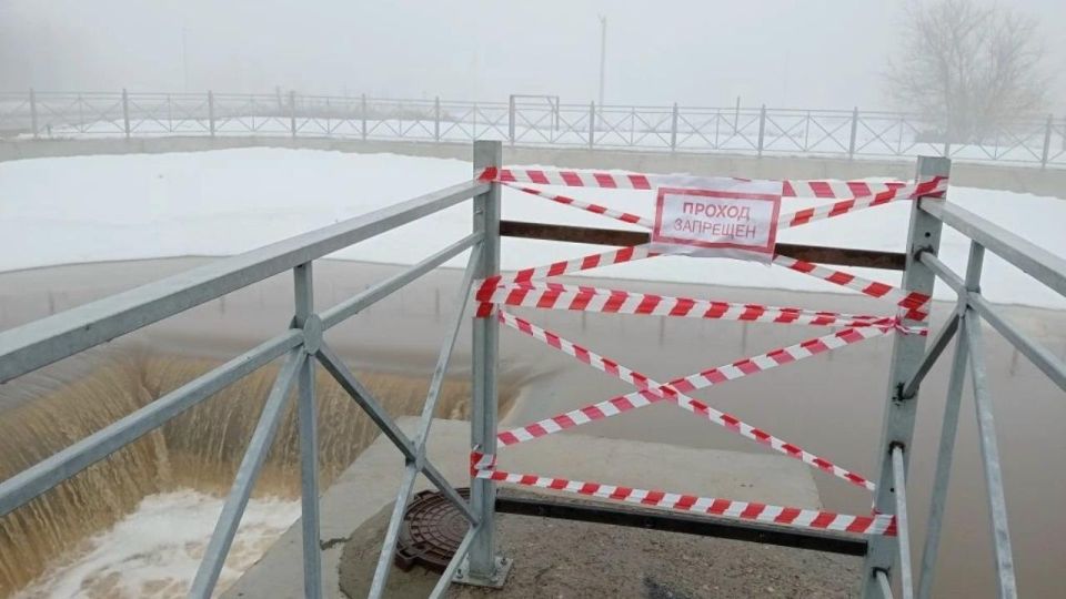 В Оршанке запретили проход к гидротехническому сооружению