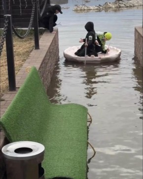 В Йошкар-Оле дети играли в зоне подтопления на Малой Кокшаге без присмотра родителей
