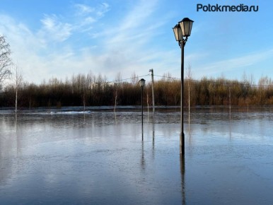 Аллея здоровья в Йошкар-Оле сегодняшним утром