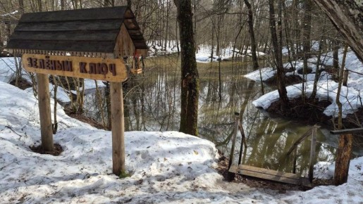 В Марий Эл минеральный источник «Зеленый ключ» в нацпарке «Марий Чодра» ушел под воду