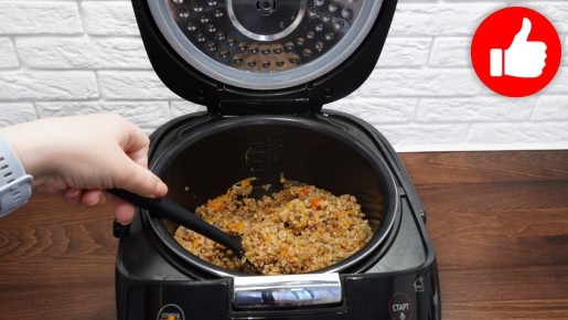 Вкусная гречка с грибами и овощами для вашей мультиварки