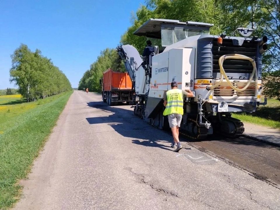 В Новоторъяльском округе Марий Эл приступили к ремонту 11 километров дороги