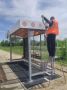 В Йошкар-Оле устанавливают новые павильоны для ожидания общественного транспорта