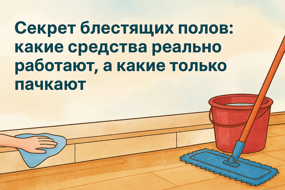 Секреты идеальных блестящих полов: настоящие находки или ловушки для хозяек?