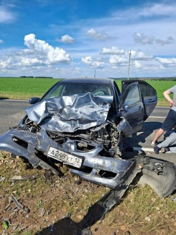 Устанавливаются обстоятельства ДТП в Сернурском округе Устанавливаются обстоятельства ДТП в Сернурском округе