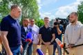 Юрий Зайцев оценил ход строительства многофункционального пешеходного бульвара в Волжске