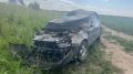 В Горномарийском районе на сельской дороге автомобиль перевернулся в кювет