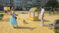 В Йошкар-Оле на улице Петрова устанавливают детскую площадку