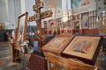 Йошкар-Олу прибыли крест-мощевик с частицей Ризы Господней и ковчег с частицей мощей Матроны Московской
