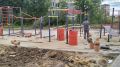 В Семеновке завершается благоустройство сквера