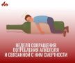 НЕДЕЛЯ СОКРАЩЕНИЯ ПОТРЕБЛЕНИЯ АЛКОГОЛЯ И СВЯЗАННОЙ С НИМ СМЕРТНОСТИ (7-13 сентября)
