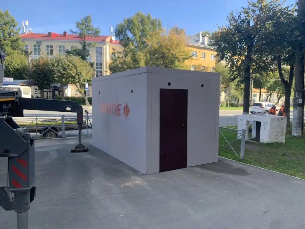 В Йошкар-Оле появились два модульных укрытия