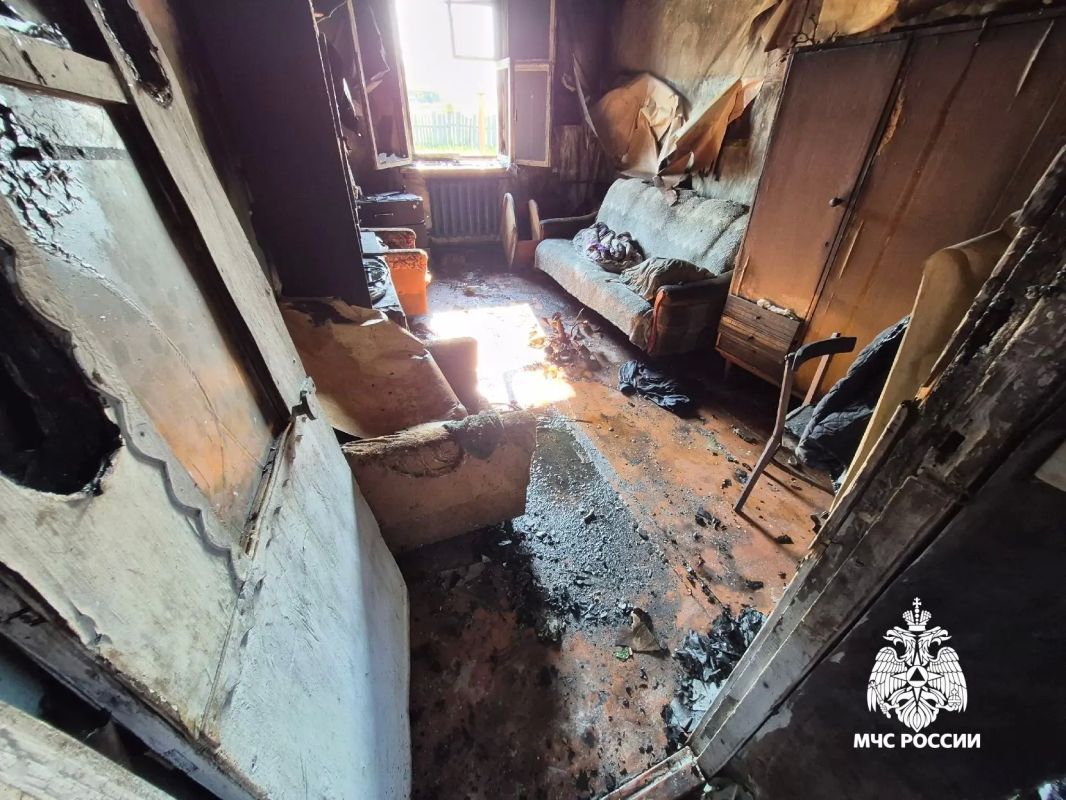18 сентября пожар произошел в деревне Старое Крещено Оршанского района 18 сентября пожар произошел в деревне Старое Крещено Оршанского района