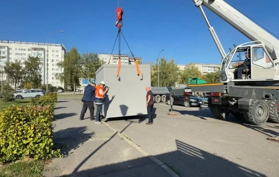 В Йошкар-Оле установили пятое укрытие на случай атаки БПЛА В Йошкар-Оле установили пятое укрытие на случай атаки БПЛА