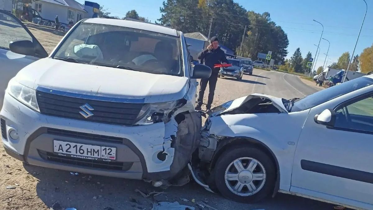 В Марий Эл женщина пострадала в ДТП и попала в больницу