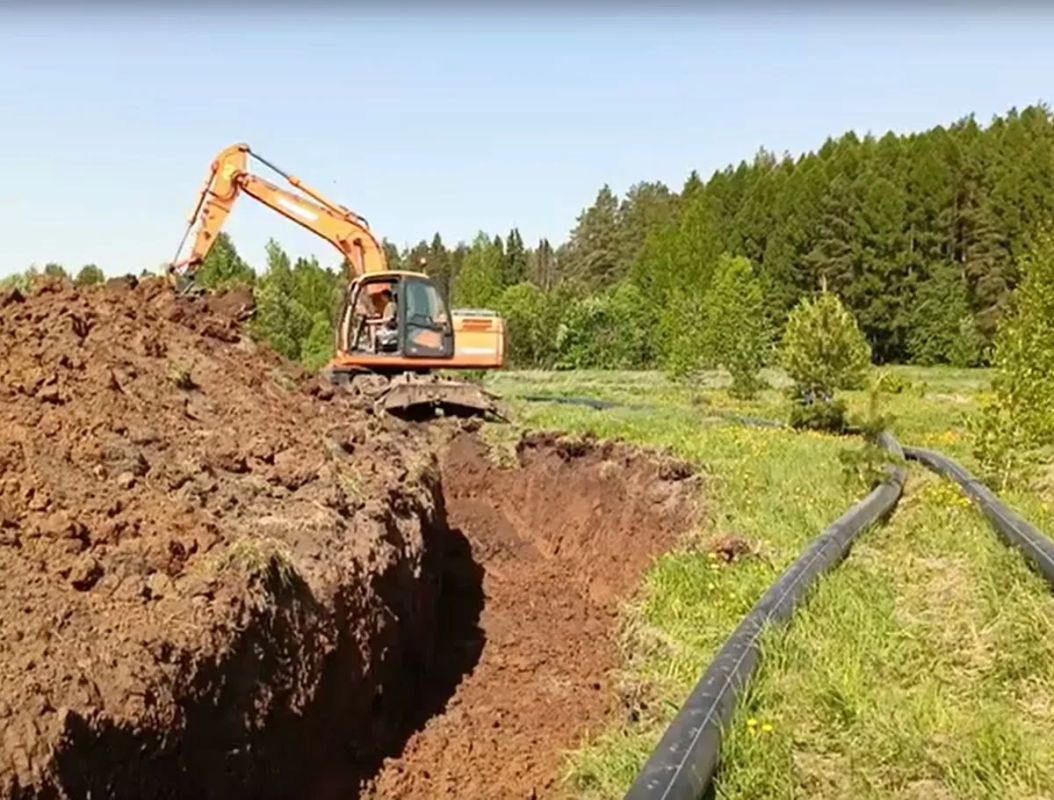 В Сернуре завершили капремонт канализационного коллектора на улице Заводской