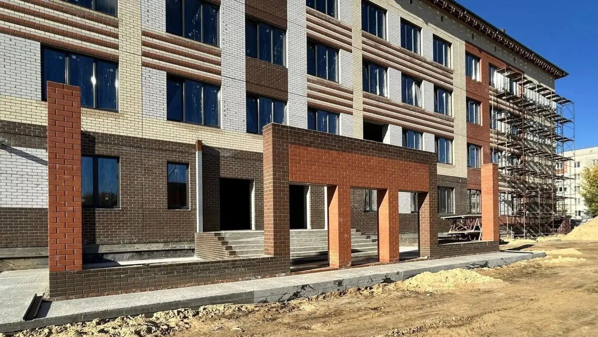 В строительстве школы в микрорайоне 9А в Йошкар-Оле пройден самый сложный этап