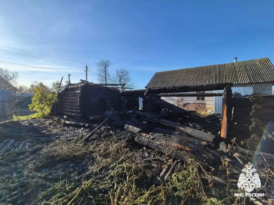 Сегодня ночью в Арбанах тушили пожар